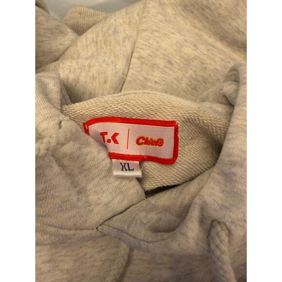 Unisex Tru Kolors Heather Gray Kansas City Chiefs Retro Patch Pullover Size XL - Picture 3 of 3